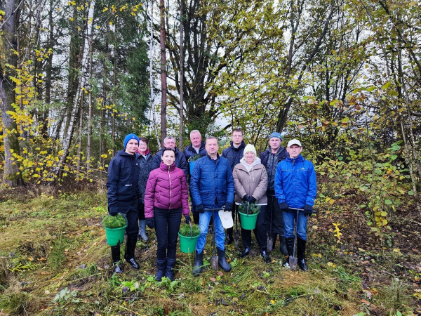 Работники РУП «Белсудэкспертобеспечение» приняли участие в акции «Дай лесу новае жыццё!»